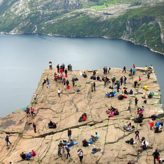 preikestolen, lysefjord - by donato guerrini