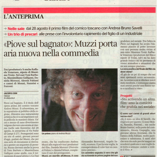 articolo pubblicato su l'unita' 25.08.2009